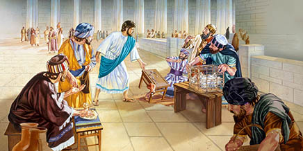 Jesús purifica el templo