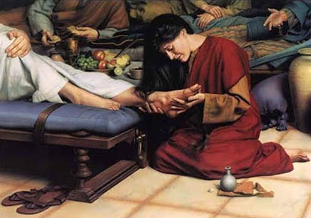 Jesús en el hogar de Simón el fariseo
