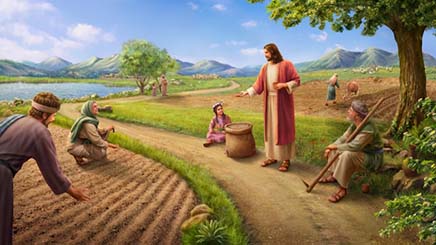 Jesús explica la parábola del sembrador
