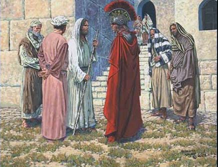 Jesús sana al siervo de un centurión y a la suegra de Pedro