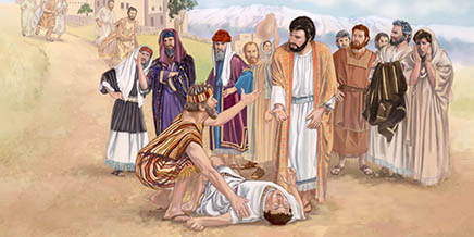 Jesús sana a un muchacho lunático
