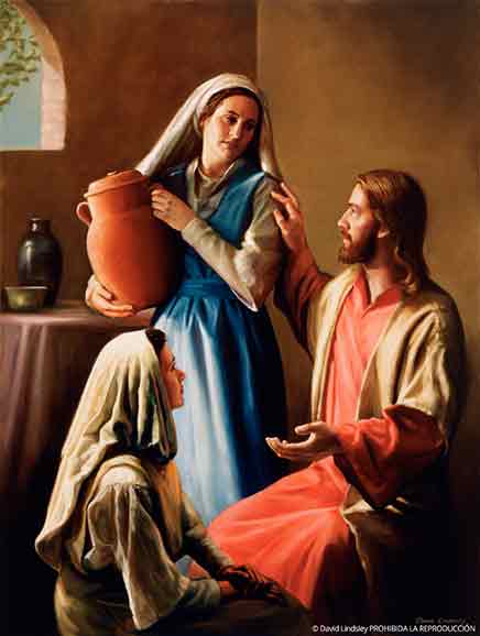 El encuentro de Jesús con Marta y María