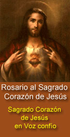 Haz clic aquí para rezar el Rosario al Sagrado Corazón de Jesús