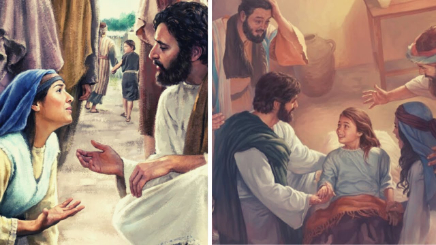 Jesús cura a la hija de un funcionario
